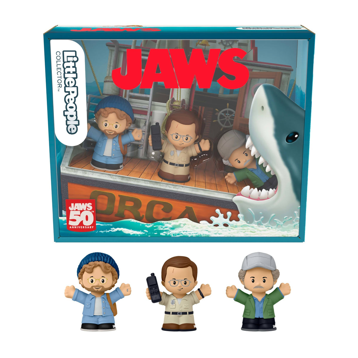 Little People Collector Jaws Movie Special Edition Set For Adults & Fans