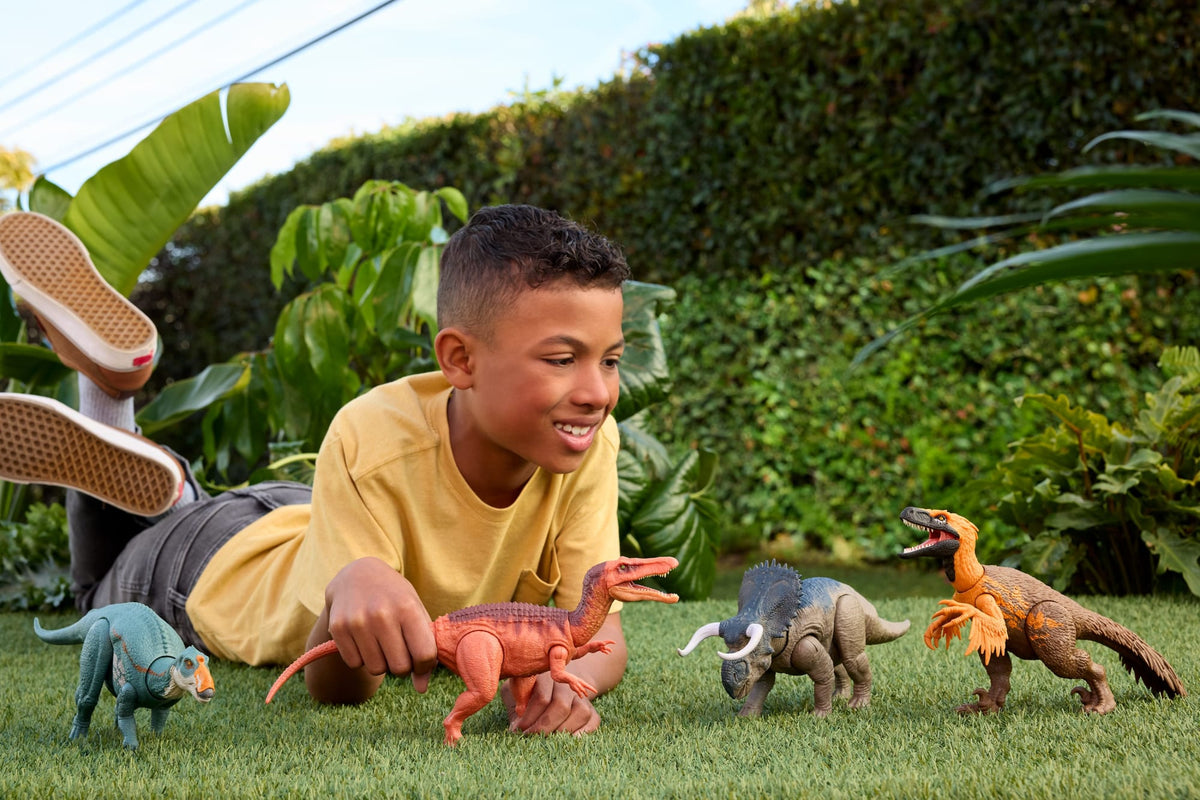 Jurassic World Dinossauro de Brinquedo Rebirth Rugido Selvagem Spiclypeus