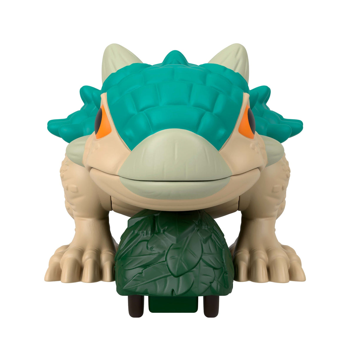 Fisher-Price Imaginext Jurassic World Ankylosaurus Dinosaur Toy With Wheels & Wiggling Motion