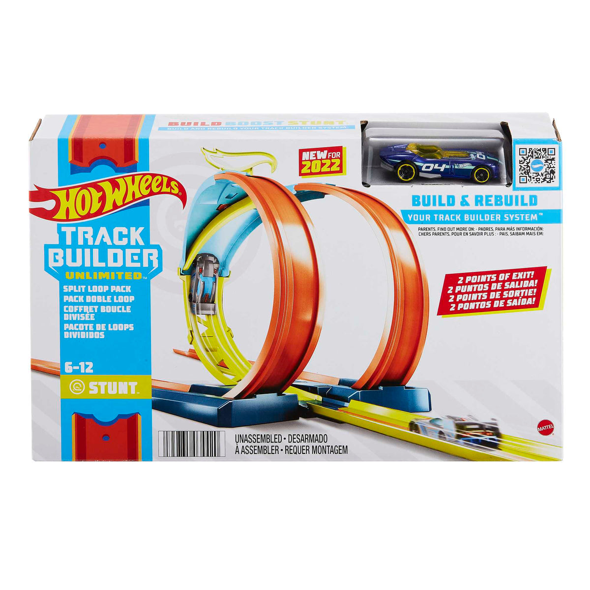 Hot Wheels Track Builder Unlimited Coffret Double Looping