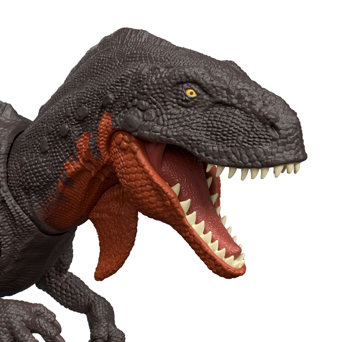 Jurassic World Rebirth Wild Roar Abelisaurus Dinosaur Toy, Tail Controlled Attack Chomp & Sound