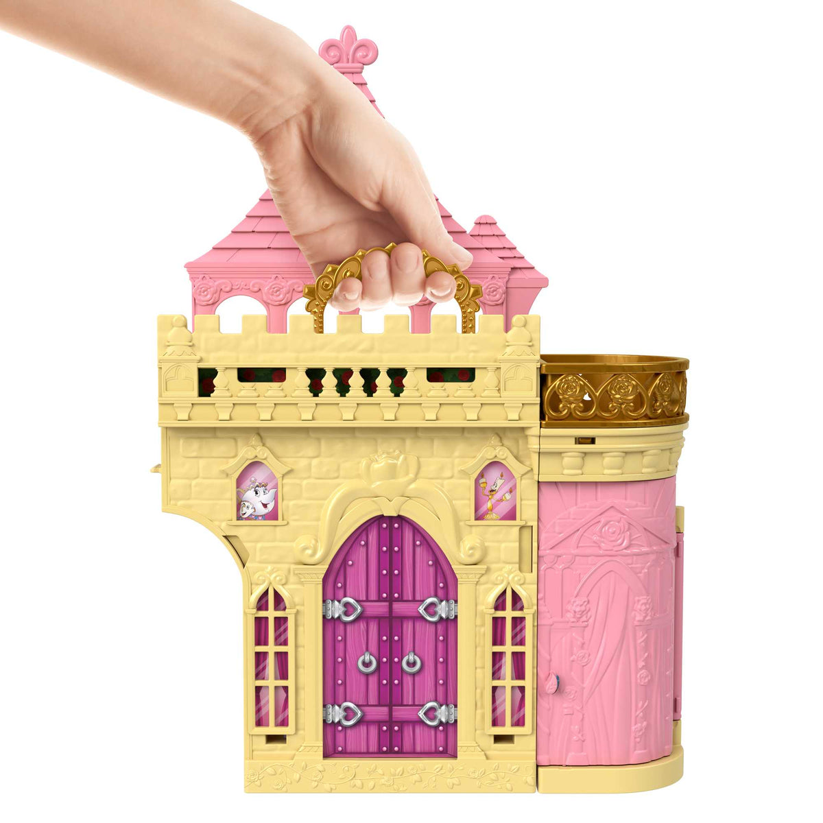 Disney Princesa Conjunto de Brinquedo Castelo Bela Empilhável