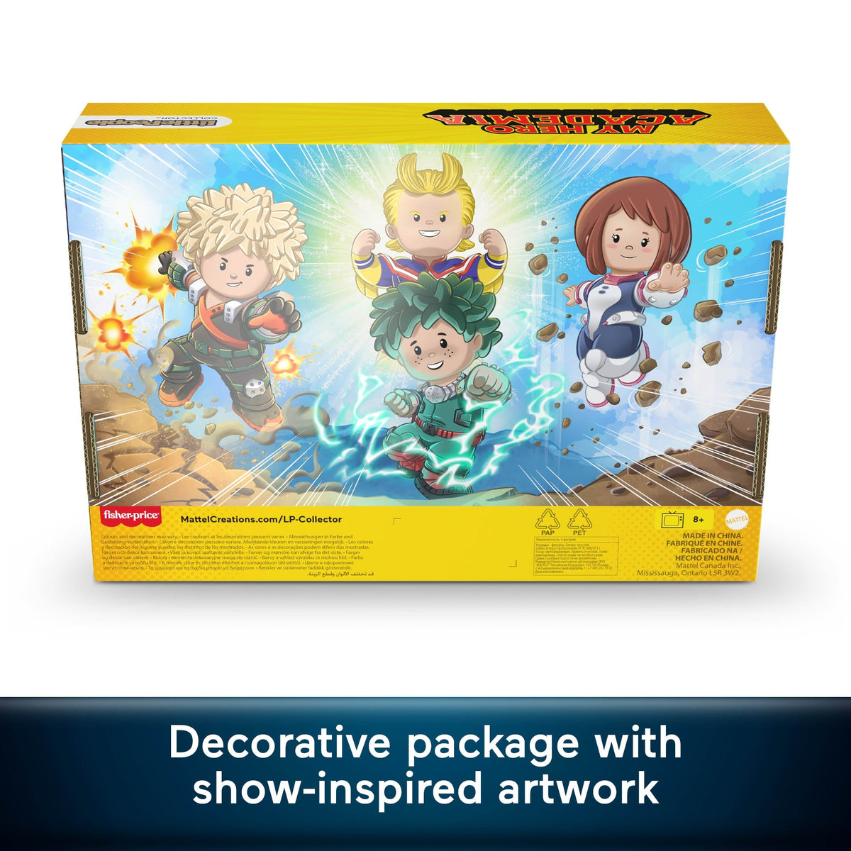 Little People Collector My Hero Academia Anime Series Special Edition Set, 4 Figures