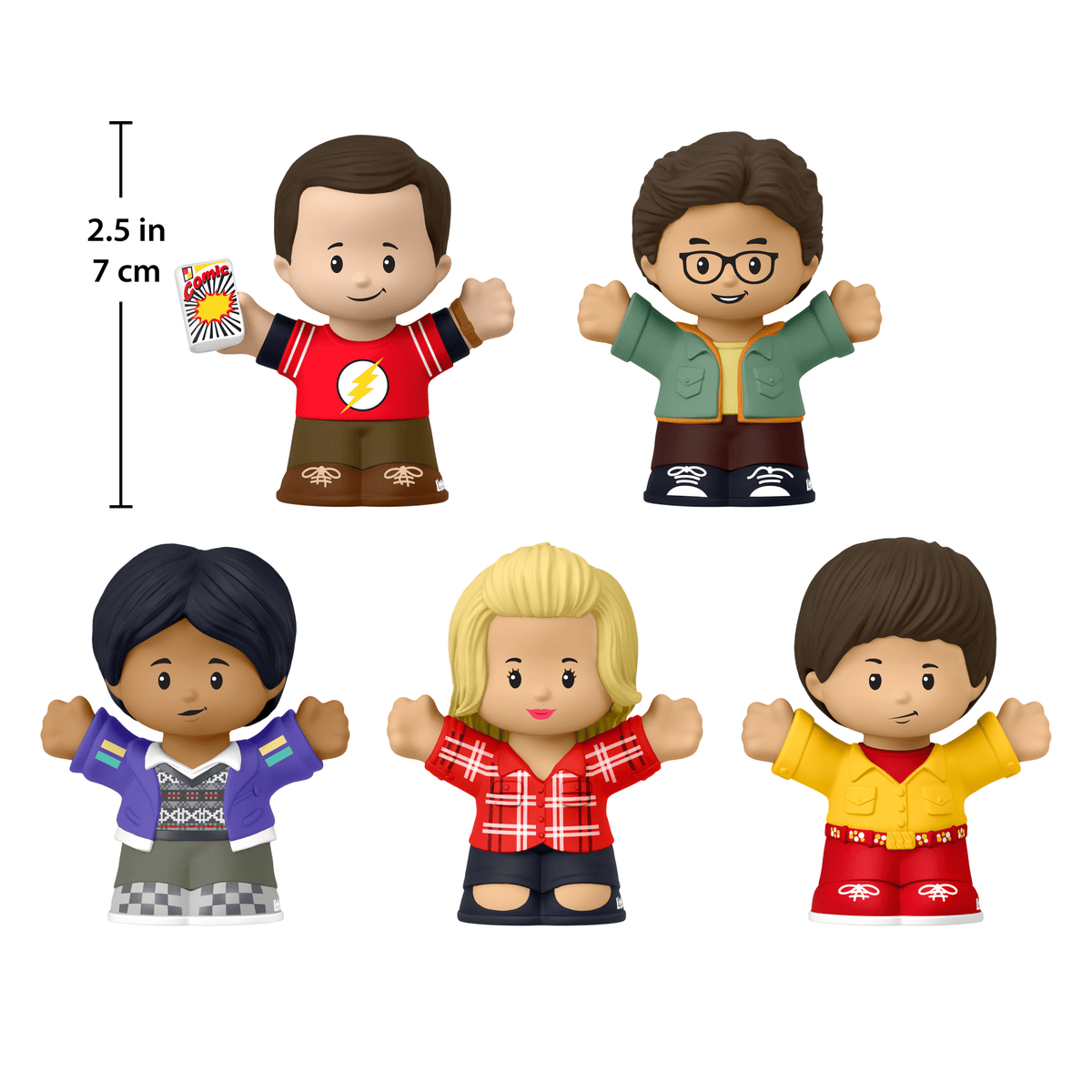 Little People Collector The Big Bang Theory TV Show Special Edition Set, 5 Figures