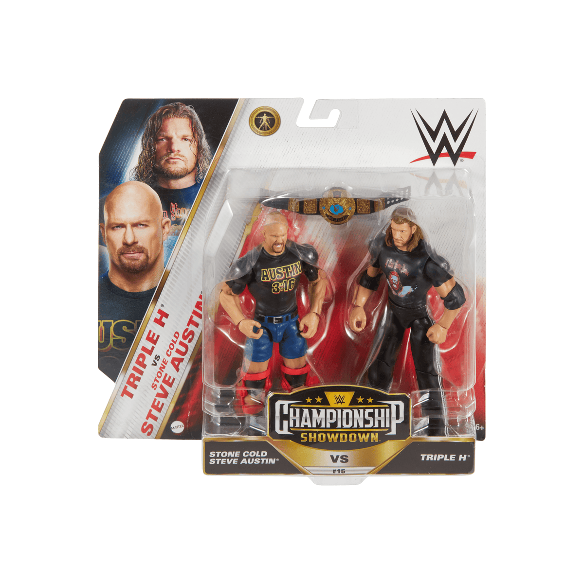 WWE Championship Showdown Stone Cold Steve Austin & Triple H 2-Pack