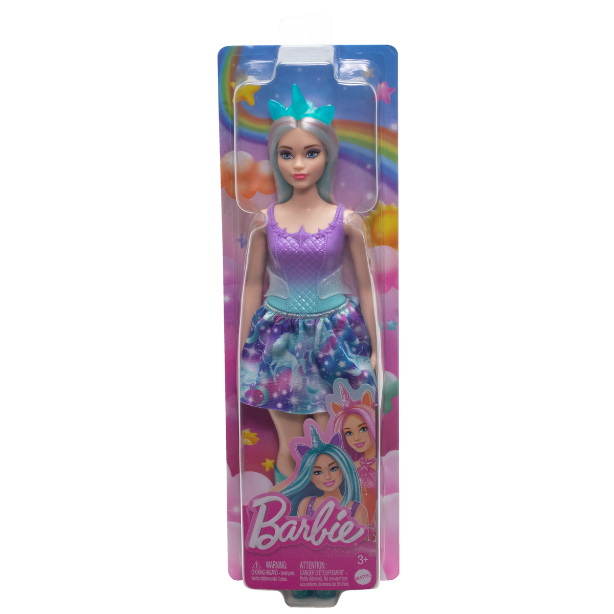 Barbie Unicorn Dolls With Fantasy Hair, Ombre Outfits And Unicorn Accessories