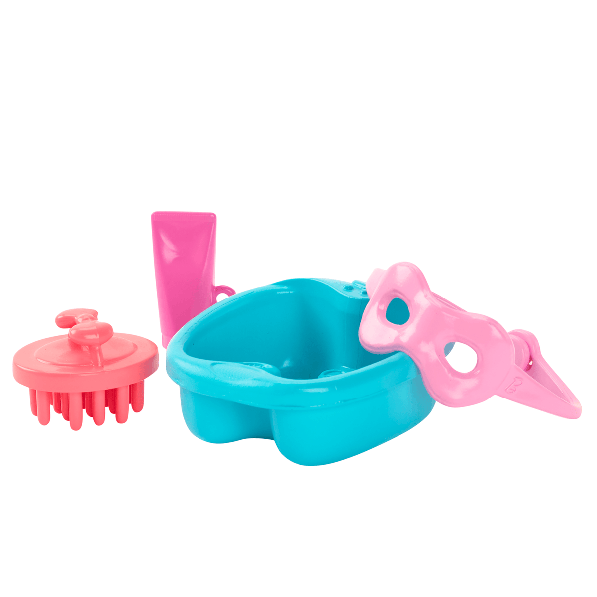 Barbie World Bathtime Toy Playset With 19 Dollhouse Accessories including Bathtub, Toilet, & Vanity