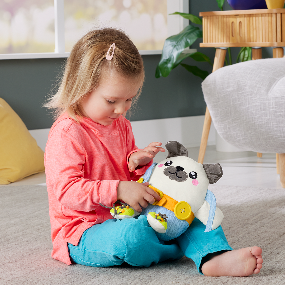 Fisher-Price Juguete para Bebés Pug Hora de Vestirse