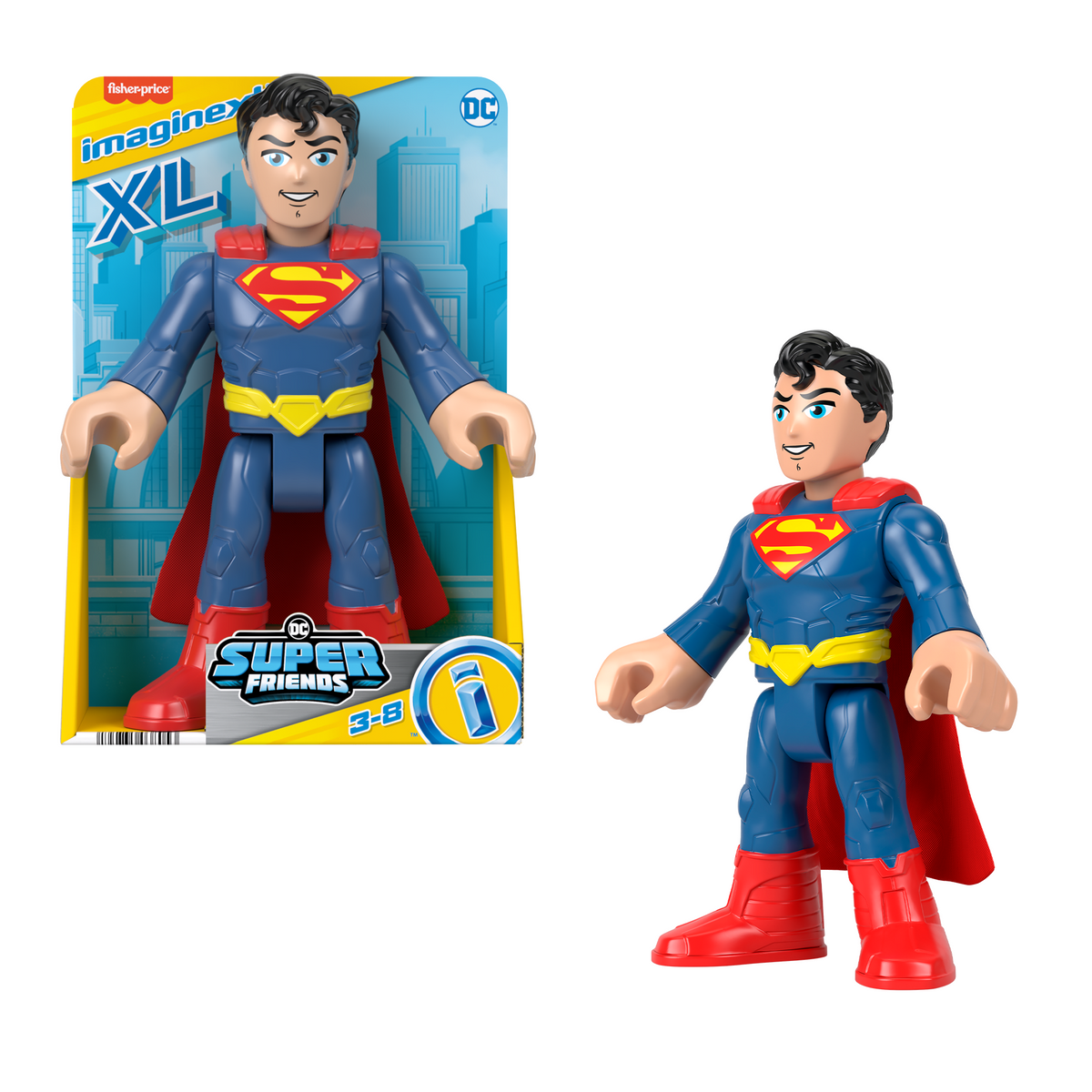 Imaginext  Dc Super Friends  Figurine  25,4Cm  Supermanxl