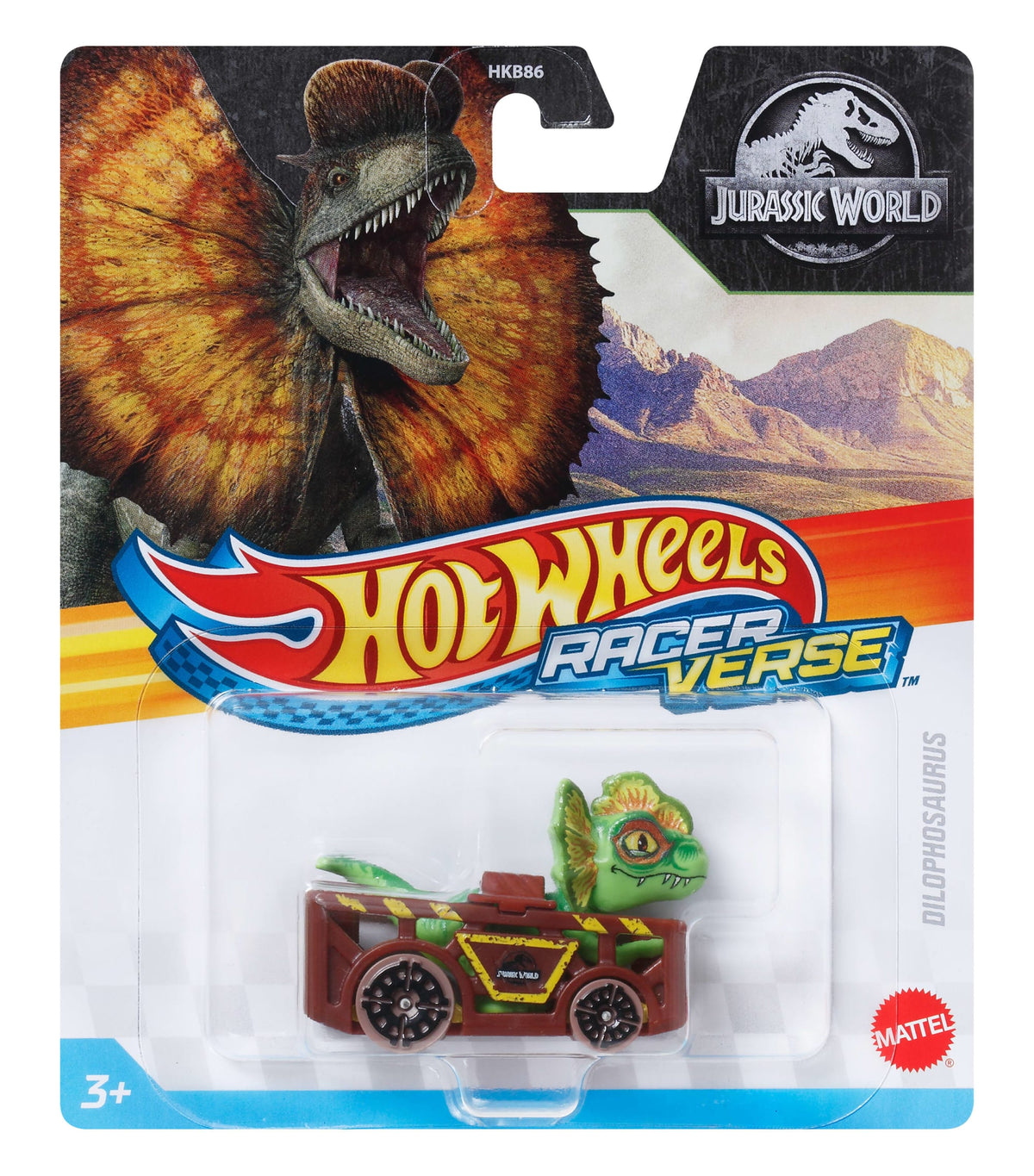 Hot Wheels RacerVerse Veículo de Brinquedo Dilofossauro