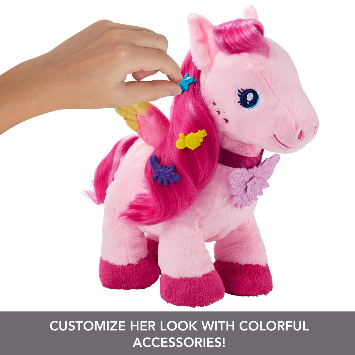 Barbie A Touch Of Magic Walk & Flutter Pegasus Plush